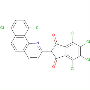 1H-Indene-1,3(2H)-dione,4,5,6,7-tetrachloro-2-(7,10-dichlorobenzo[h]quinolin-2-yl)-