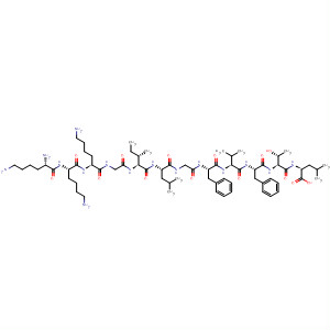 L-Leucine,L-lysyl-L-lysyl-L-lysylglycyl-L-isoleucyl-L-leucylglycyl-L-phenylalanyl-L-valyl-L-phenylalanyl-L-threonyl-