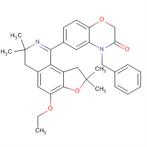 2H-1,4-Benzoxazin-3(4H)-one,6-(6-ethoxy-3,4,8,9-tetrahydro-3,3,8,8-tetramethylfuro[2,3-h]isoquinolin-1-yl)-4-(phenylmethyl)-