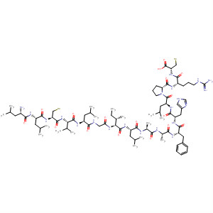 L-Cysteine,L-leucyl-L-leucyl-L-cysteinyl-L-valyl-L-leucylglycyl-L-isoleucyl-L-leucyl-L-alanyl-L-alanyl-L-phenylalanyl-L-histidyl-L-leucyl-L-prolyl-L-arginyl-