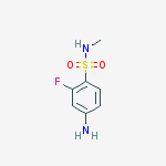 4-amino-2-fluoro-N-methyl-benzenesulfonamide 