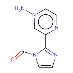 1H-Imidazole-1-carboxaldehyde, 2-(3-aminopyrazinyl)-