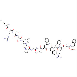 L-Phenylalanine,L-methionyl-L-arginyl-L-seryl-L-seryl-L-leucyl-L-alanyl-L-prolylglycyl-L-valyl-L-tryptophyl-L-phenylalanyl-L-phenylalanyl-L-arginyl-L-alanyl-