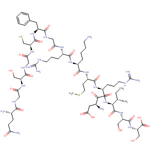 L-Serine,L-glutaminylglycyl-L-serylglycyl-L-cysteinyl-L-phenylalanylglycyl-L-arginyl-L-lysyl-L-methionyl-L-a-aspartyl-L-arginyl-L-isoleucyl-L-seryl-