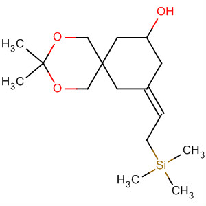 2,4-Dioxaspiro[5.5]undecan-8-ol,3,3-dimethyl-10-[2-(trimethylsilyl)ethylidene]-, (10E)-