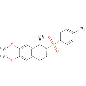 Isoquinoline,1,2,3,4-tetrahydro-6,7-dimethoxy-1-methyl-2-[(4-methylphenyl)sulfonyl]-,(S)-