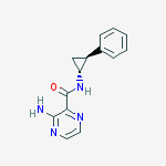 PYRAZINECARBOXAMIDE,3-AMINO-N-[(1R,2S)-2-PHENYLCYCLOPROPYL]-,REL-