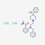 2-{benzyl[2-(4-hydroxy-4-phenylpiperidin-1-yl)ethyl]amino}benzamide dihydrochloride