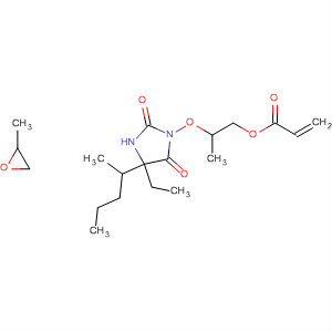 2-Propenoic acid,(4-ethyl-2,5-dioxo-4-sec-pentyl-1,3-imidazolidinediyl)bis(2-hydroxy-3,1-propanediyl) ester