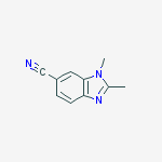 1H-BENZO[D]IMIDAZOLE-6-CARBONITRILE,1,2-DIMETHYL-