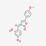 (3Z)-3-[(2,4-dihydroxyphenyl)methylidene]-5-(4-methoxyphenyl)furan-2(3H)-one