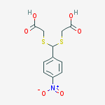 2,2'-{[(4-nitrophenyl)methanediyl]disulfanediyl}diacetic acid