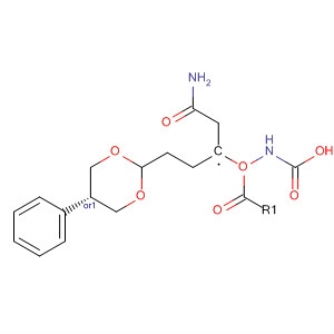 Carbamic acid, [3-(trans-5-phenyl-1,3-dioxan-2-yl)propyl]-,2-amino-2-oxoethyl ester