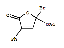 2-bromo-5-oxo-4-phenyl-2,5-dihydrofuran-2-yl acetate