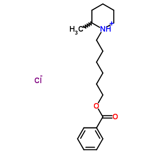 1-[6-(benzoyloxy)hexyl]-2-methylpiperidinium chloride
