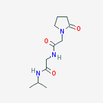 2-[[2-(2-oxopyrrolidin-1-yl)acetyl]amino]-n-propan-2-ylacetamide