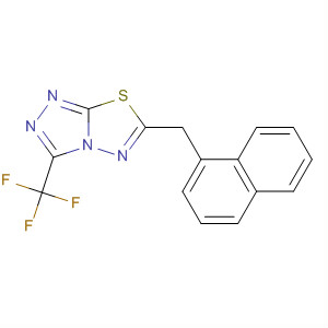 1,2,4-Triazolo[3,4-b][1,3,4]thiadiazole,6-(1-naphthalenylmethyl)-3-(trifluoromethyl)-