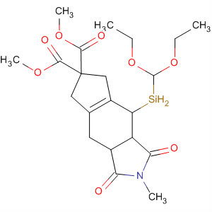 Cyclopent[f]isoindole-6,6(1H)-dicarboxylic acid,4-(diethoxymethylsilyl)-2,3,3a,4,5,7,8,8a-octahydro-2-methyl-1,3-dioxo-,dimethyl ester