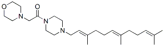 1-(Morpholinoacetyl)-4-(3,7,11-trimethyl-2,6,10-dodecatrienyl)piperazine
