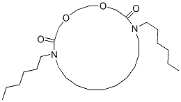 7,18-Dihexyl-1,4-dioxa-7,18-diazacycloicosane-6,19-dione