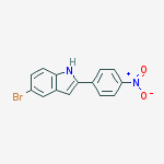 1H-Indole, 5-bromo-2-(4-nitrophenyl)-