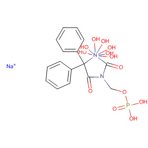 2,4-Imidazolidinedione, 5,5-diphenyl-3-[(phosphonooxy)methyl]-,monosodium salt, heptahydrate