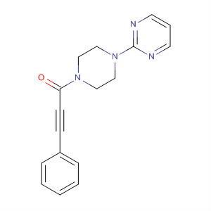 Piperazine, 1-(1-oxo-3-phenyl-2-propynyl)-4-(2-pyrimidinyl)-