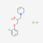 1-(3,6-dihydropyridin-1(2H)-yl)-3-(2-methylphenoxy)propan-2-ol hydrochloride (1:1)