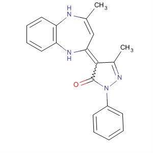3H-Pyrazol-3-one,4-(1,5-dihydro-4-methyl-2H-1,5-benzodiazepin-2-ylidene)-2,4-dihydro-5-methyl-2-phenyl-