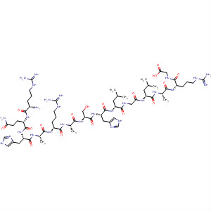 Glycine,L-arginyl-L-glutaminyl-L-histidyl-L-alanyl-L-arginyl-L-alanyl-L-seryl-L-histidyl-L-leucylglycyl-L-leucyl-L-alanyl-L-arginyl-