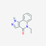 4H-PYRAZOLO[4,3-C]QUINOLIN-4-ONE,5-ETHYL-1,5-DIHYDRO-
