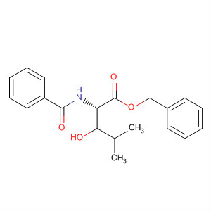L-Leucine, N-benzoyl-3-hydroxy-, phenylmethyl ester, (3S)-