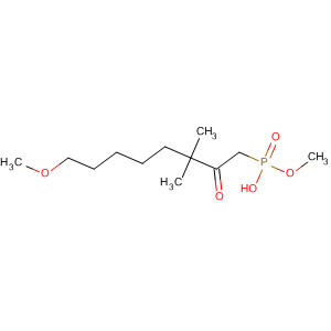 Phosphonic acid, (8-hydroxy-3,3-dimethyl-2-oxooctyl)-, dimethyl ester