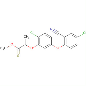 Propanethioic acid, 2-[2-chloro-5-(4-chloro-2-cyanophenoxy)phenoxy]-,S-methyl ester