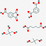 1,3-Benzenedicarboxylic acid, polymer with 1,3-dihydro-1,3-dioxo-5-isobenzofurancarboxylic acid, 2,2-dimethyl-1,3-propanediol, hexanedioic acid and 2-(hydroxymethyl)-2-methyl-1,3-propanediol