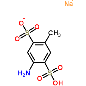 sodium 5-amino-2-methyl-4-sulfo-benzenesulfonate
