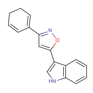 1H-Indole, 3-(4,5-dihydro-3-phenyl-5-isoxazolyl)-