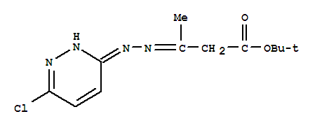 tert-butyl (3E)-3-[2-(6-chloropyridazin-3-yl)hydrazinylidene]butanoate