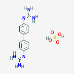 2,2'-biphenyl-4,4'-diyldiguanidine sulfate (1:1)