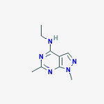 N-ethyl-1,6-dimethyl-1H-pyrazolo[3,4-d]pyrimidin-4-amine