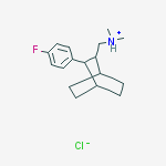 [(2R)-3-(4-fluorophenyl)bicyclo[2.2.2]oct-2-yl]-N,N-dimethylmethanaminium chloride