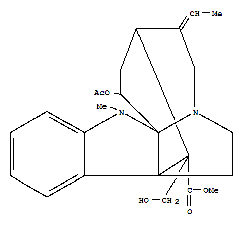 methyl 1-(acetyloxy)-4-ethylidene-14-(hydroxymethyl)-13-methyl-2,3,4,5,7,8-hexahydro-1H,13H-3,8a-methanoazepino[1',2':1,2]pyrrolo[2,3-b]indole-14-carboxylate