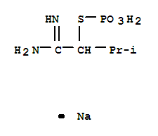 sodium S-(1-carbamimidoyl-2-methylpropyl) hydrogen thiophosphate
