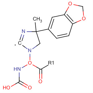 Carbamic acid,[4-(1,3-benzodioxol-5-yl)-4,5-dihydro-1H-imidazol-2-yl]-, methyl ester