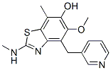 6-Benzothiazolol,  5-methoxy-7-methyl-2-(methylamino)-4-(3-pyridinylmethyl)-