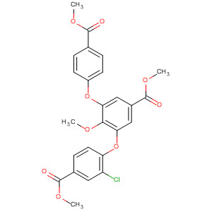 Benzoic acid,3-[2-chloro-4-(methoxycarbonyl)phenoxy]-4-methoxy-5-[4-(methoxycarbonyl)phenoxy]-, methyl ester