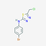 N-(4-Bromophenyl)-5-(chloromethyl)-1,3,4-thiadiazol-2-amine