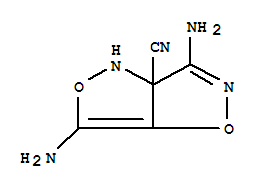 Isoxazolo[4,5-c]isoxazole-3a(4H)-carbonitrile,  3,6-diamino-