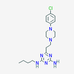2-n-butyl-6-[2-[4-(4-chlorophenyl)piperazin-1-yl]ethyl]-1,3,5-triazine-2,4-diamine