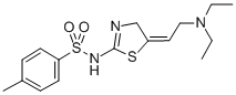 N-(5-(2-(Diethylamino)ethylidene)-4,5-dihydro-2-thiazolyl)-4-methylben zenesulfonamide